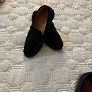 Romano boy  Black Slip-On Shoes